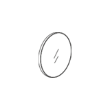 Round mirror 60