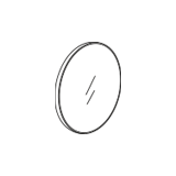 Round mirror 75