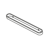 Ovale towel rail 60