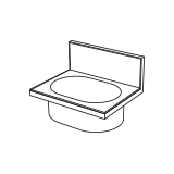 Washbasin with framework